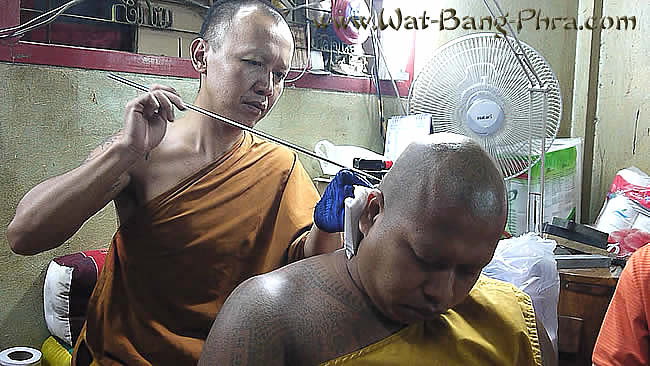 Head Tattoo Sak Hua by monk